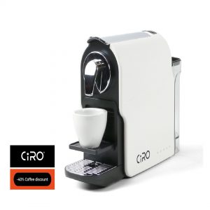 CIRO koffie cups machine - white