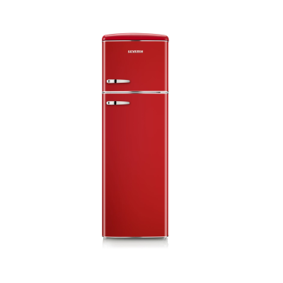 RKG8983 RKG8983 Severin Retro koel-/vriescombinatie rood 246l