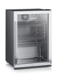 FKS8840 FKS8840 Severin Flessenkoelkast met slot - 118 L zwart staal