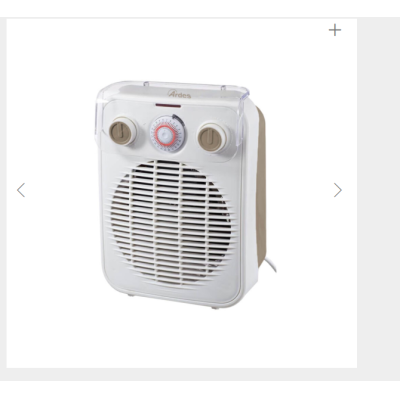 ARDES - Ventilator: verwarming. 2 vermogensinstellingen: eco en comfort. Zomerventilatie. Thermostaat voor kamer - art. AR4F10TI