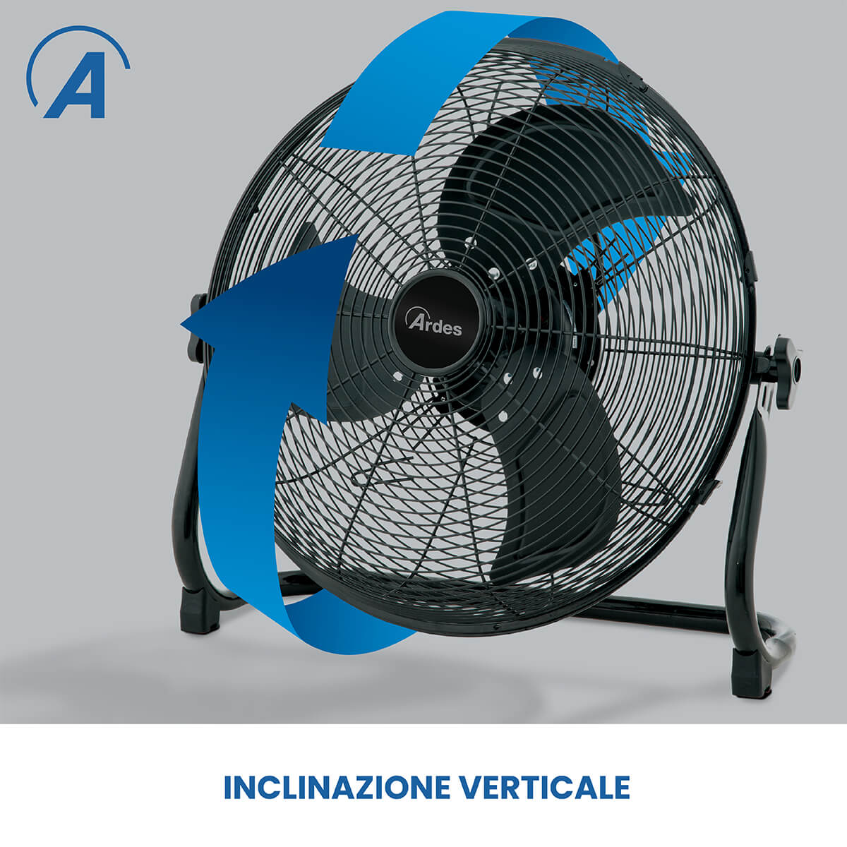 ARDES - Grondventilator zwart Ø 45 cm - art. AR5C45BB - Afbeelding 5