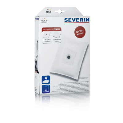 SEVERIN - Stofzakkenset voor BC 7055, 4 zakken en 1 motorfilter - art. SB7219